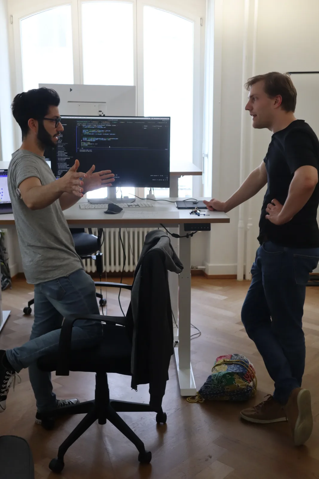 Team meeting at Jua